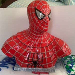 Spiderman ceramic cookie jar￼